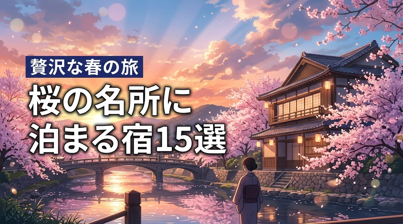 桜の名所に泊まる贅沢！おすすめの旅館・ホテル15選を徹底紹介